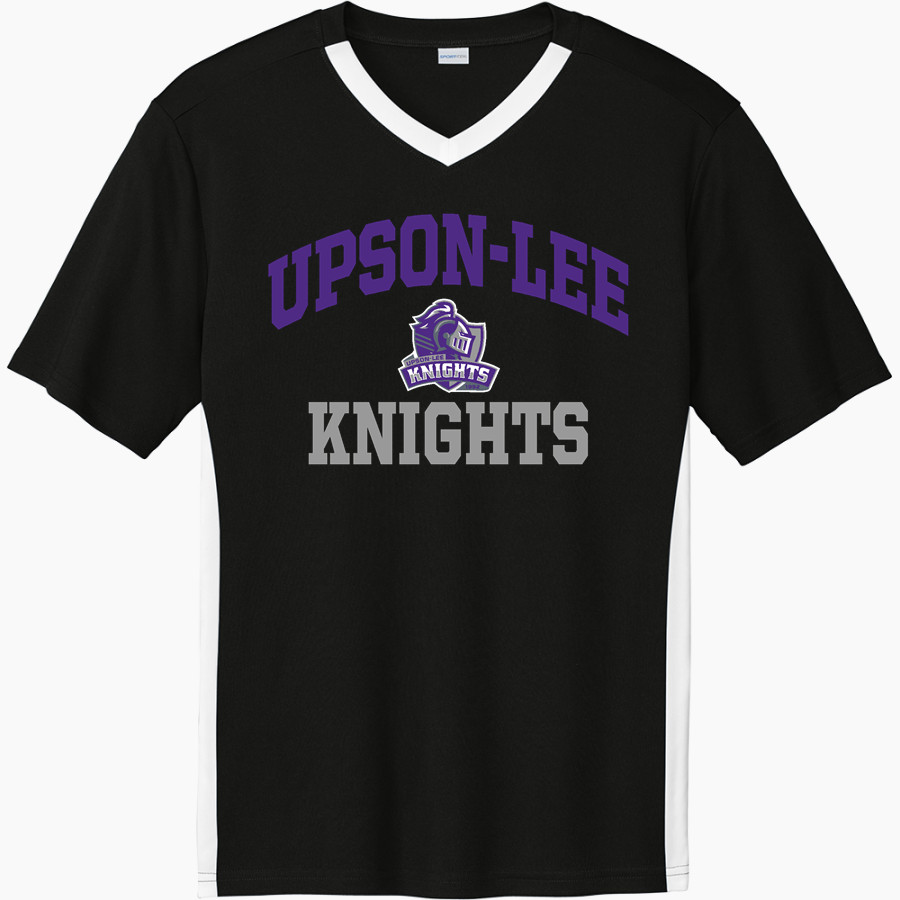 UPSON-LEE High School Knights <span class="pdp-name-mascot">Upson Lee Knights</span> Sport-Tek Men's Competitor United Short-Sleeve V-Neck