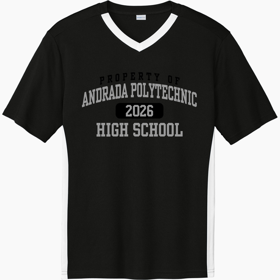 Andrada Mavericks Online Store <span class="pdp-name-mascot">Andrada Mavericks</span> Sport-Tek Men's Competitor United Short-Sleeve V-Neck