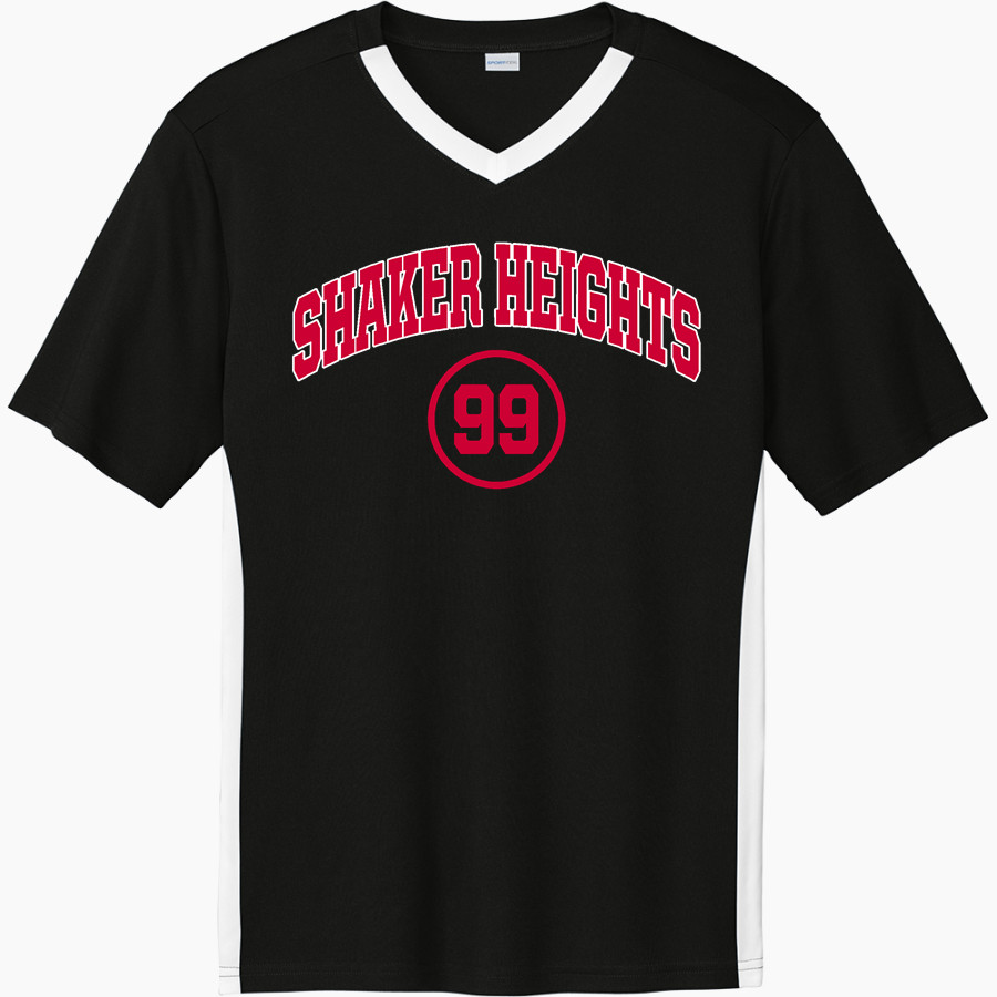 Shaker Heights Schools <span class="pdp-name-mascot">Shaker Heights</span> Sport-Tek Men's Competitor United Short-Sleeve V-Neck