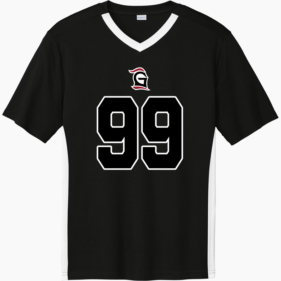 Grace College Lancers <span class="pdp-name-mascot">Grace College Lancers</span> Sport-Tek Men's Competitor United Short-Sleeve V-Neck