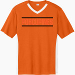 SPRINGTOWN HIGH SCHOOL PORCUPINES Sport-Tek Men's Competitor United Short-Sleeve V-Neck Front Thumbnail