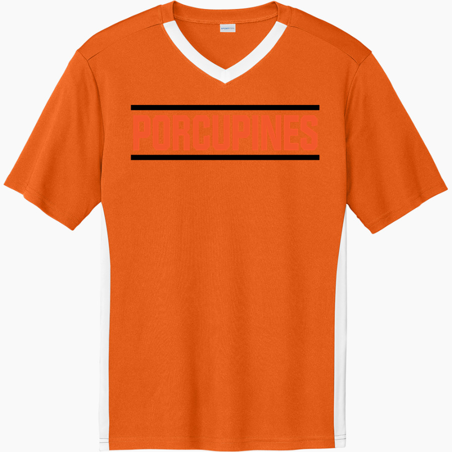 SPRINGTOWN HIGH SCHOOL PORCUPINES Sport-Tek Men's Competitor United Short-Sleeve V-Neck