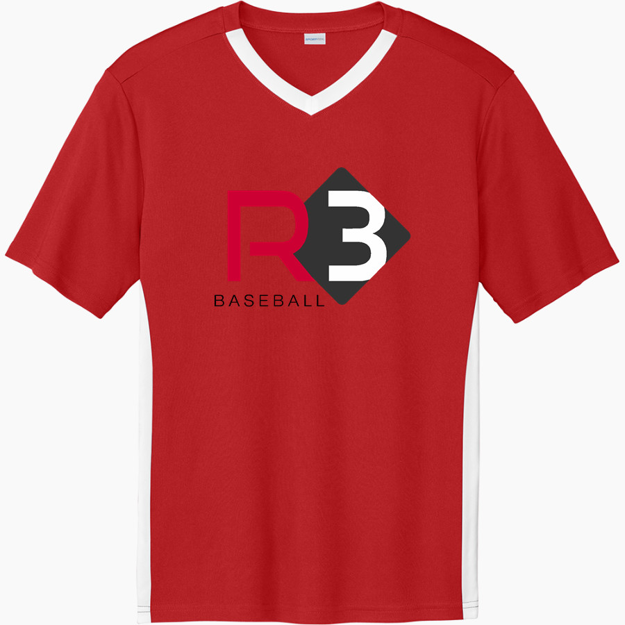 BVSA BOBBY VALENTINE'S SP <span class="pdp-name-mascot">BOBBY VALENTINE'S SPORTS ACADEMY</span> Sport-Tek Men's Competitor United Short-Sleeve V-Neck