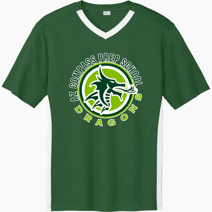 AZ Compass DRAGONS Sport-Tek Men's Competitor United Short-Sleeve V-Neck