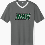 NEW HAMPTON HUSKIES <span class="pdp-name-mascot">NEW HAMPTON SCHOOL HUSKIES</span> Sport-Tek Men's Competitor United Short-Sleeve V-Neck Front Thumbnail