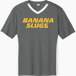 UC Santa Cruz Banana Slugs Sport-Tek Men's Competitor United Short-Sleeve V-Neck Front Thumbnail
