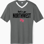 Northwest Mounties Sport-Tek Men's Competitor United Short-Sleeve V-Neck Front Thumbnail