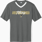 Avoca-Prattsburgh Titans <span class="pdp-name-mascot">Avoca-Prattsburgh</span> Sport-Tek Men's Competitor United Short-Sleeve V-Neck Front Thumbnail