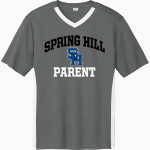 Spring Hill Panthers <span class="pdp-name-mascot">Spring Hill Panthers</span> Sport-Tek Men's Competitor United Short-Sleeve V-Neck Front Thumbnail