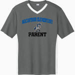 MacArthur Elementary Mustangs Sport-Tek Men's Competitor United Short-Sleeve V-Neck Front Thumbnail