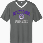 Riverside Pirates <span class="pdp-name-mascot">Riverside Pirates</span> Sport-Tek Men's Competitor United Short-Sleeve V-Neck Front Thumbnail