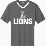 LUHI Lions <span class="pdp-name-mascot">Lutheran Lions</span> Sport-Tek Men's Competitor United Short-Sleeve V-Neck Front Thumbnail