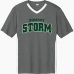 Summit High School Storm <span class="pdp-name-mascot">Summit High School Storm</span> Sport-Tek Men's Competitor United Short-Sleeve V-Neck Front Thumbnail