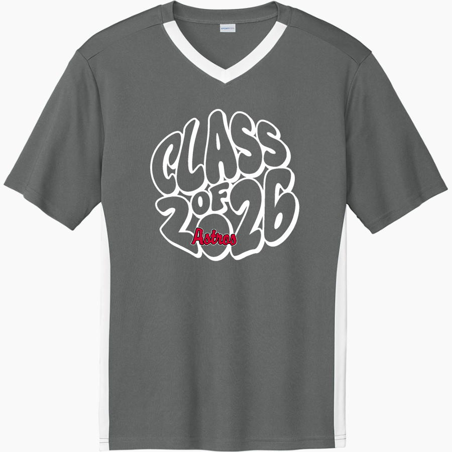 PINKERTON ACADEMY ASTROS Sport-Tek Men's Competitor United Short-Sleeve V-Neck