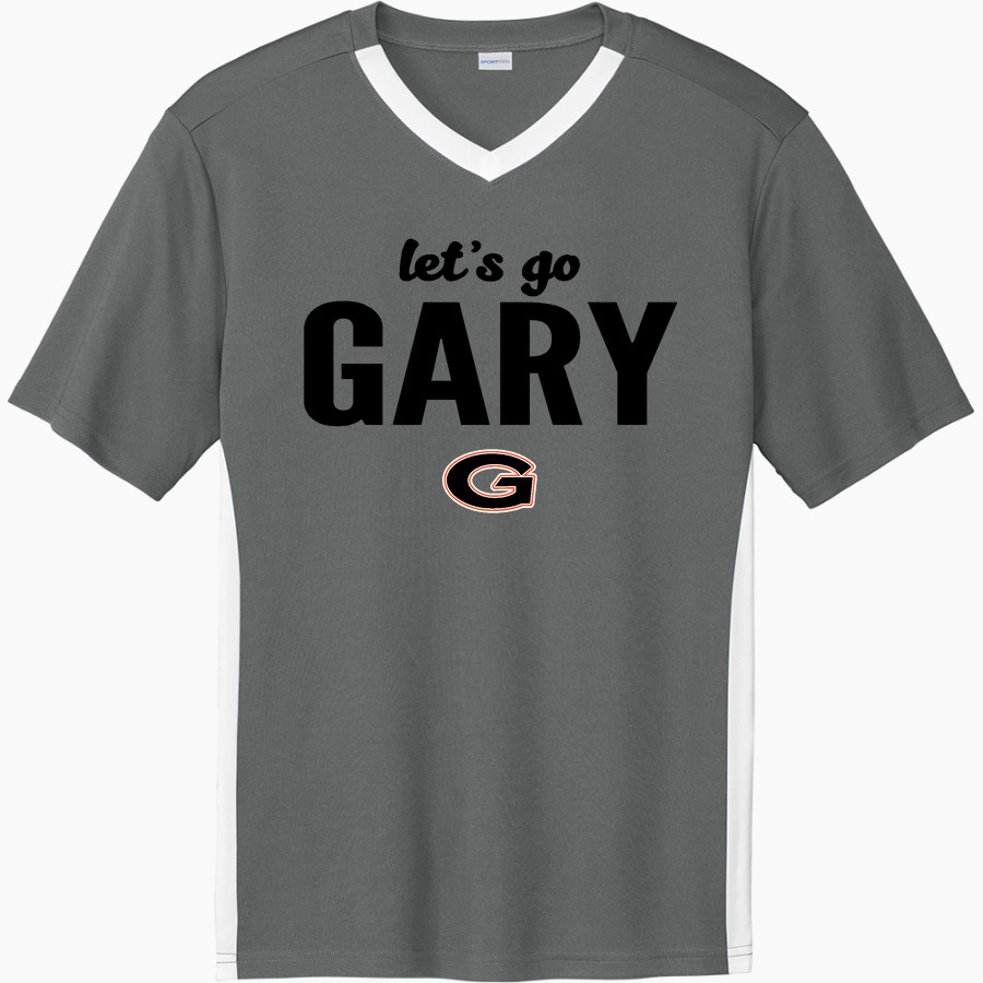 Gary Bobcats <span class="pdp-name-mascot">Gary Bobcats</span> Sport-Tek Men's Competitor United Short-Sleeve V-Neck