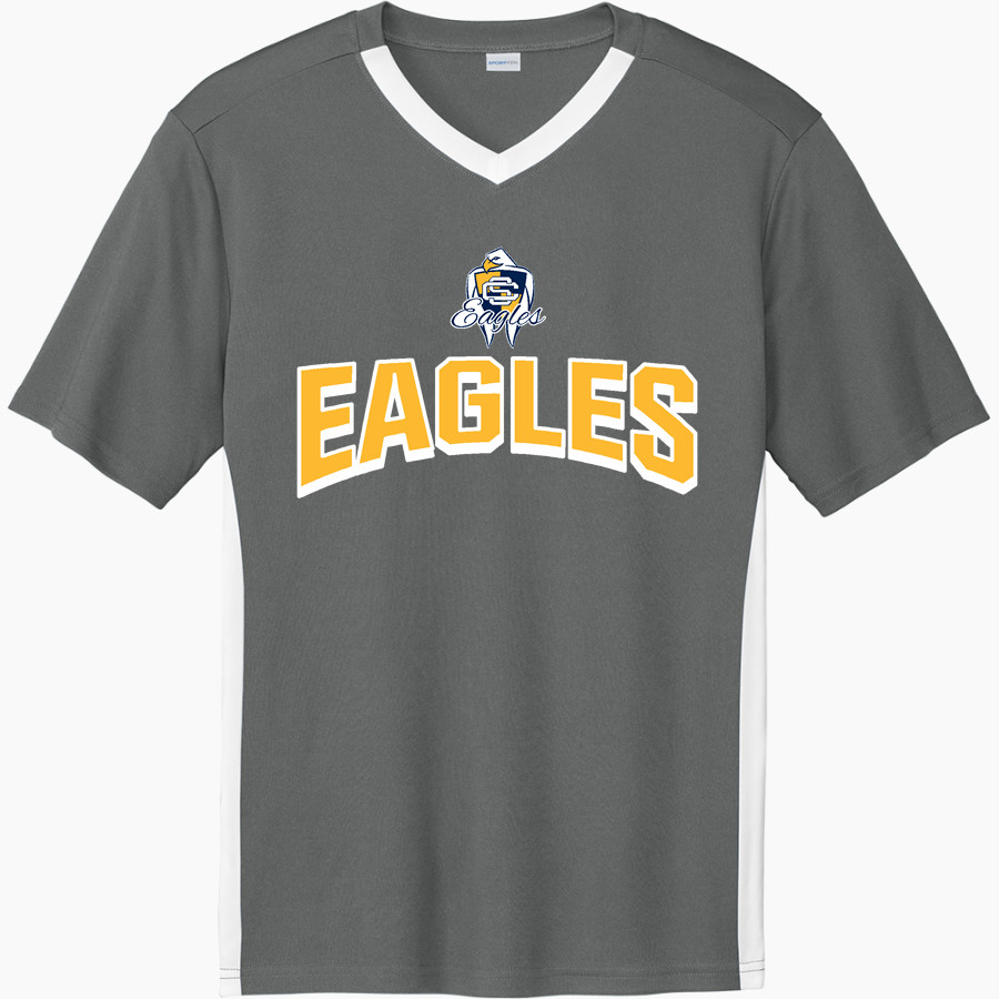 Southlands Christian Eagles <span class="pdp-name-mascot">Southlands Christian Eagles</span> Sport-Tek Men's Competitor United Short-Sleeve V-Neck