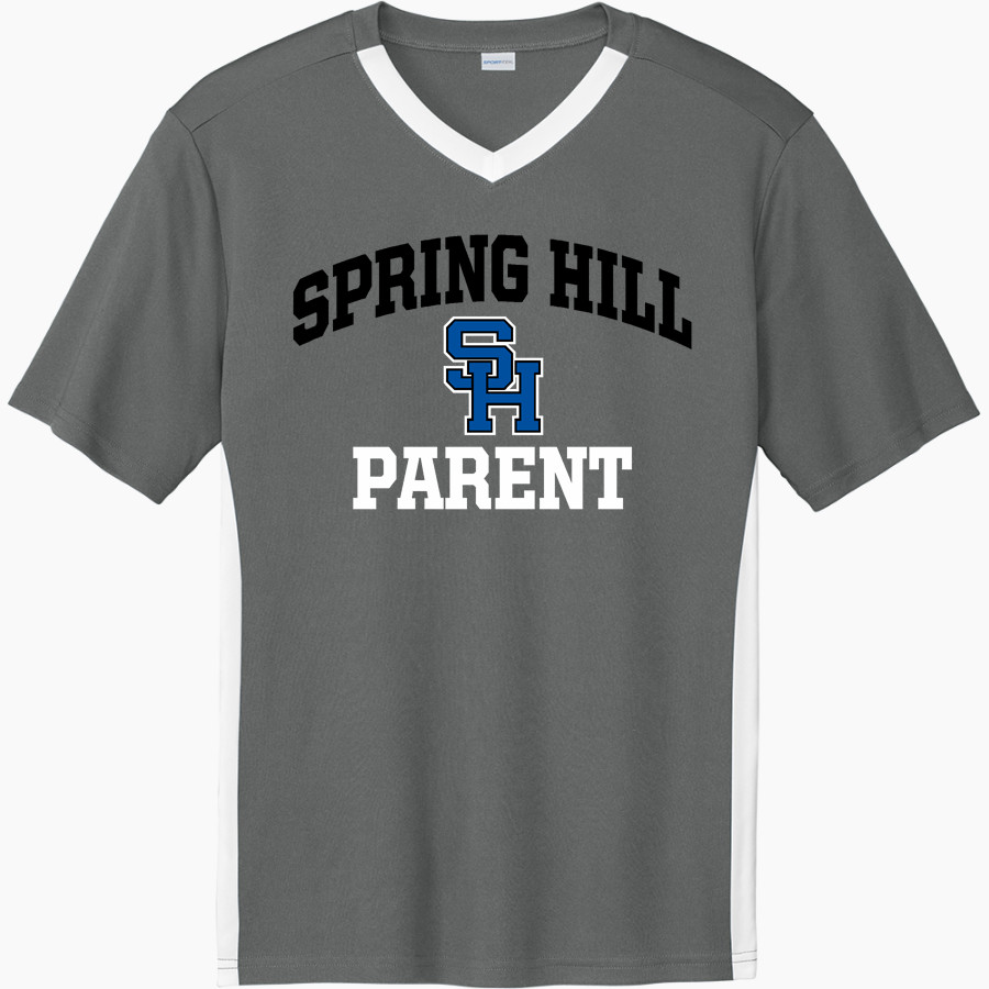 Spring Hill Panthers <span class="pdp-name-mascot">Spring Hill Panthers</span> Sport-Tek Men's Competitor United Short-Sleeve V-Neck