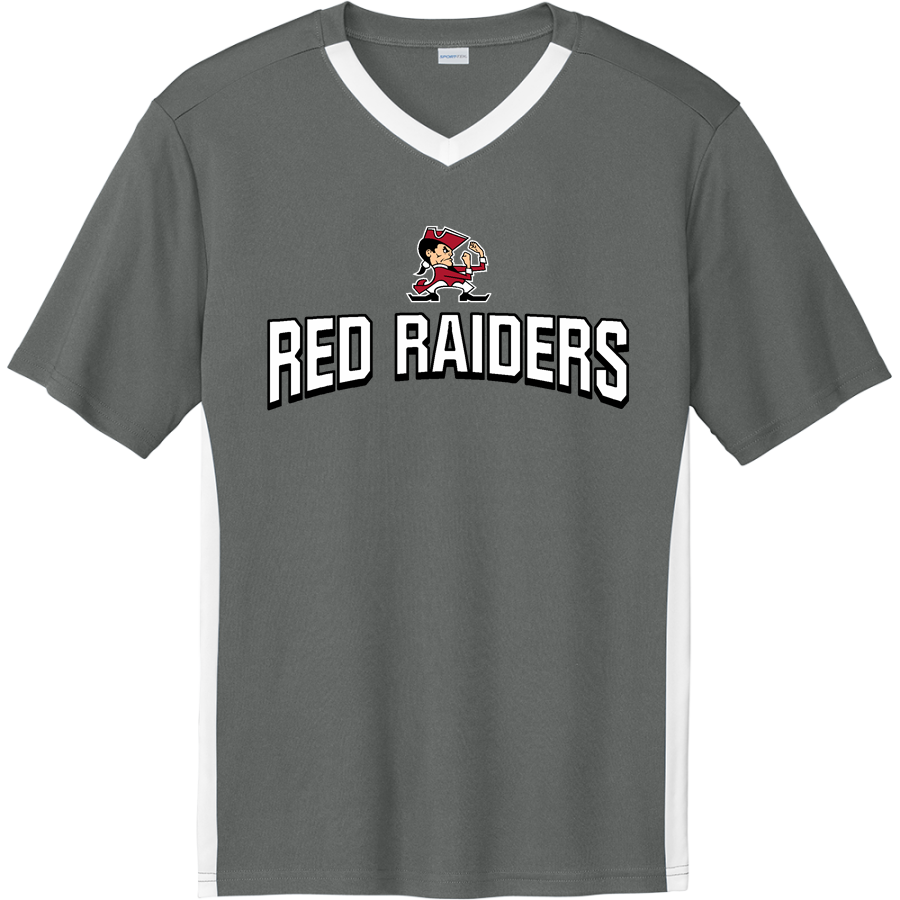 Pulaski Red Raiders <span class="pdp-name-mascot">Pulaski Red Reaiders</span> Sport-Tek Men's Competitor United Short-Sleeve V-Neck