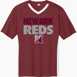 NEWARK HIGH SCHOOL REDS Sport-Tek Men's Competitor United Short-Sleeve V-Neck Front Thumbnail