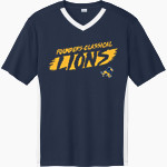 Founders Classical Lions <span class="pdp-name-mascot">Founders Classical Lions</span> Sport-Tek Men's Competitor United Short-Sleeve V-Neck Front Thumbnail