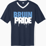 BARTLESVILLE HIGH SCHOOL BRUINS <span class="pdp-name-mascot">BARTLESVILLE BRUINS</span> Sport-Tek Men's Competitor United Short-Sleeve V-Neck Front Thumbnail