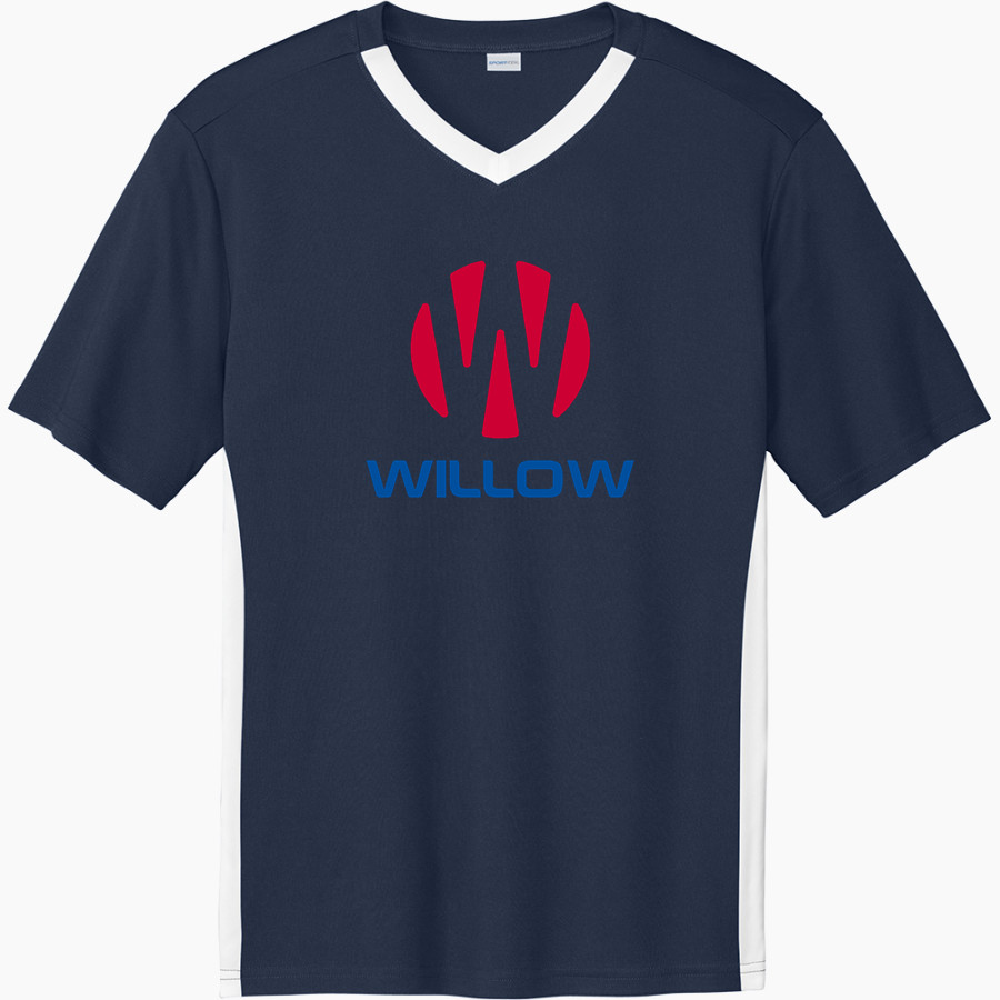 Willow TV Willow TV Sport-Tek Men's Competitor United Short-Sleeve V-Neck
