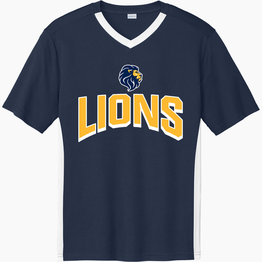 Founders Classical Lions <span class="pdp-name-mascot">Founders Classical Lions</span> Sport-Tek Men's Competitor United Short-Sleeve V-Neck