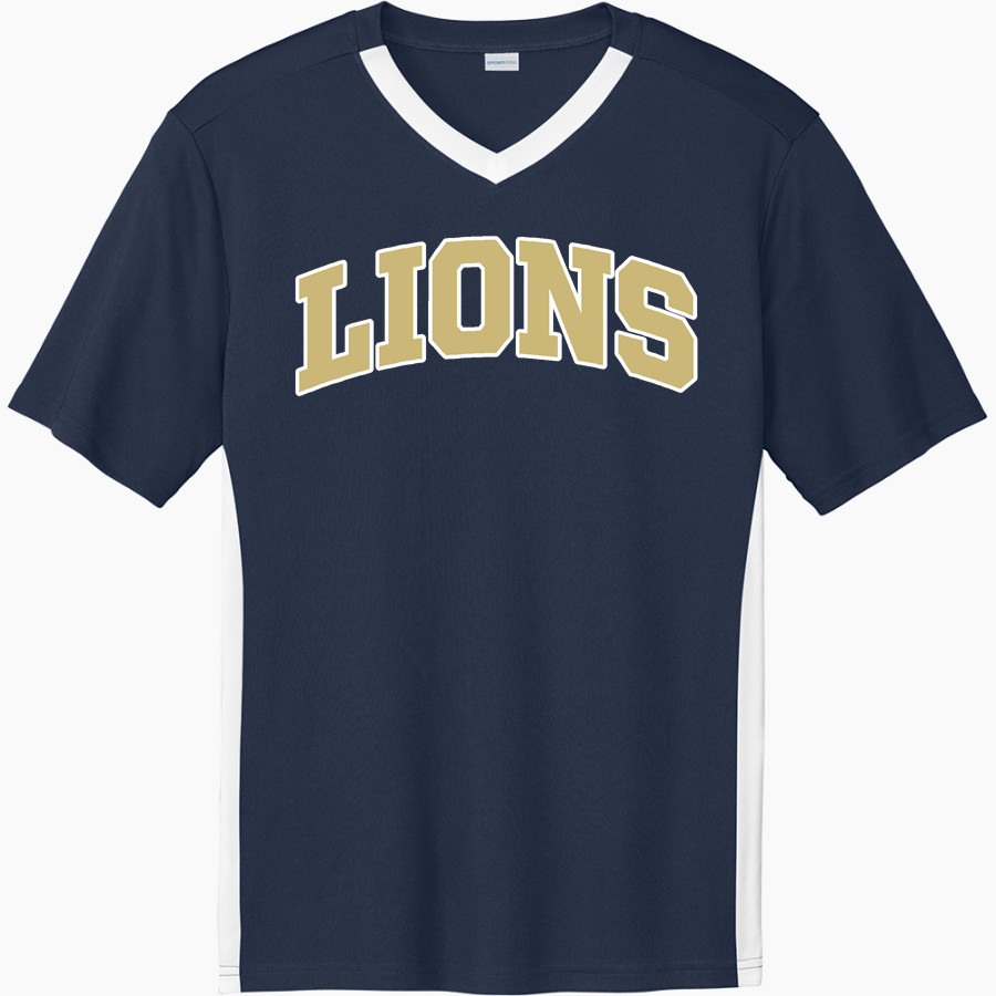 Calvary Lions Sport-Tek Men's Competitor United Short-Sleeve V-Neck