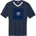 Bluefield University Sideline Store <span class="pdp-name-mascot">Bluefield University</span> Sport-Tek Men's Competitor United Short-Sleeve V-Neck Front Thumbnail