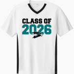 Folsom Lake Falcons Sport-Tek Men's Competitor United Short-Sleeve V-Neck Front Thumbnail