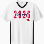 PLAINFIELD HIGH SCHOOL CARDINALS Sport-Tek Men's Competitor United Short-Sleeve V-Neck Front Thumbnail