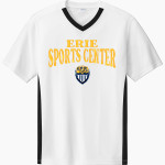 Erie Sports Center <span class="pdp-name-mascot">Erie Sports Center</span> Sport-Tek Men's Competitor United Short-Sleeve V-Neck Front Thumbnail