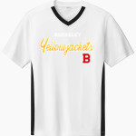 Berkeley Yellowjackets The Official Online Store Sport-Tek Men's Competitor United Short-Sleeve V-Neck Front Thumbnail
