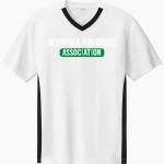 Nebraska Turfgrass Association Association <span class="pdp-name-mascot">Nebraska Turfgrass</span> Sport-Tek Men's Competitor United Short-Sleeve V-Neck Front Thumbnail