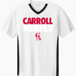 Carroll Rebels <span class="pdp-name-mascot">Carroll</span> Sport-Tek Men's Competitor United Short-Sleeve V-Neck Front Thumbnail