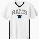 Weber Rams <span class="pdp-name-mascot">Weber Rams</span> Sport-Tek Men's Competitor United Short-Sleeve V-Neck Front Thumbnail