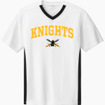 RIO LINDA HIGH SCHOOL KNIGHTS <span class="pdp-name-mascot">RIO LINDA KNIGHTS</span> Sport-Tek Men's Competitor United Short-Sleeve V-Neck Front Thumbnail