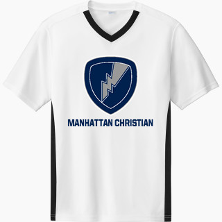 Sport-Tek Men's Competitor United Short-Sleeve V-Neck