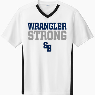 Sport-Tek Men's Competitor United Short-Sleeve V-Neck