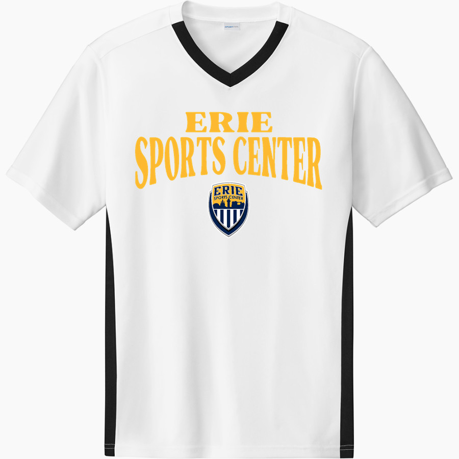 Erie Sports Center <span class="pdp-name-mascot">Erie Sports Center</span> Sport-Tek Men's Competitor United Short-Sleeve V-Neck