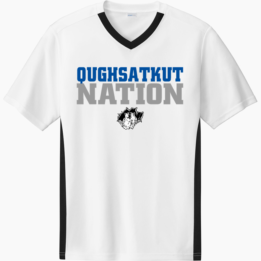 Gambell Qughsatkut Sport-Tek Men's Competitor United Short-Sleeve V-Neck