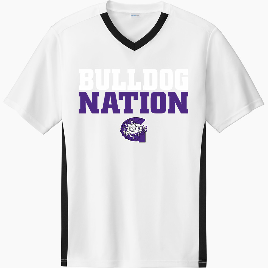 Garfield Bulldogs <span class="pdp-name-mascot">Garfield Bulldogs</span> Sport-Tek Men's Competitor United Short-Sleeve V-Neck