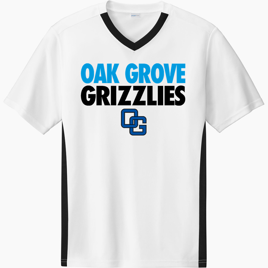 Oak Grove Grizzlies <span class="pdp-name-mascot">Oak Grove Grizzlies</span> Sport-Tek Men's Competitor United Short-Sleeve V-Neck