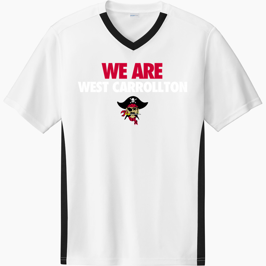 West Carrollton Pirates <span class="pdp-name-mascot">West Carrollton Pirates</span> Sport-Tek Men's Competitor United Short-Sleeve V-Neck