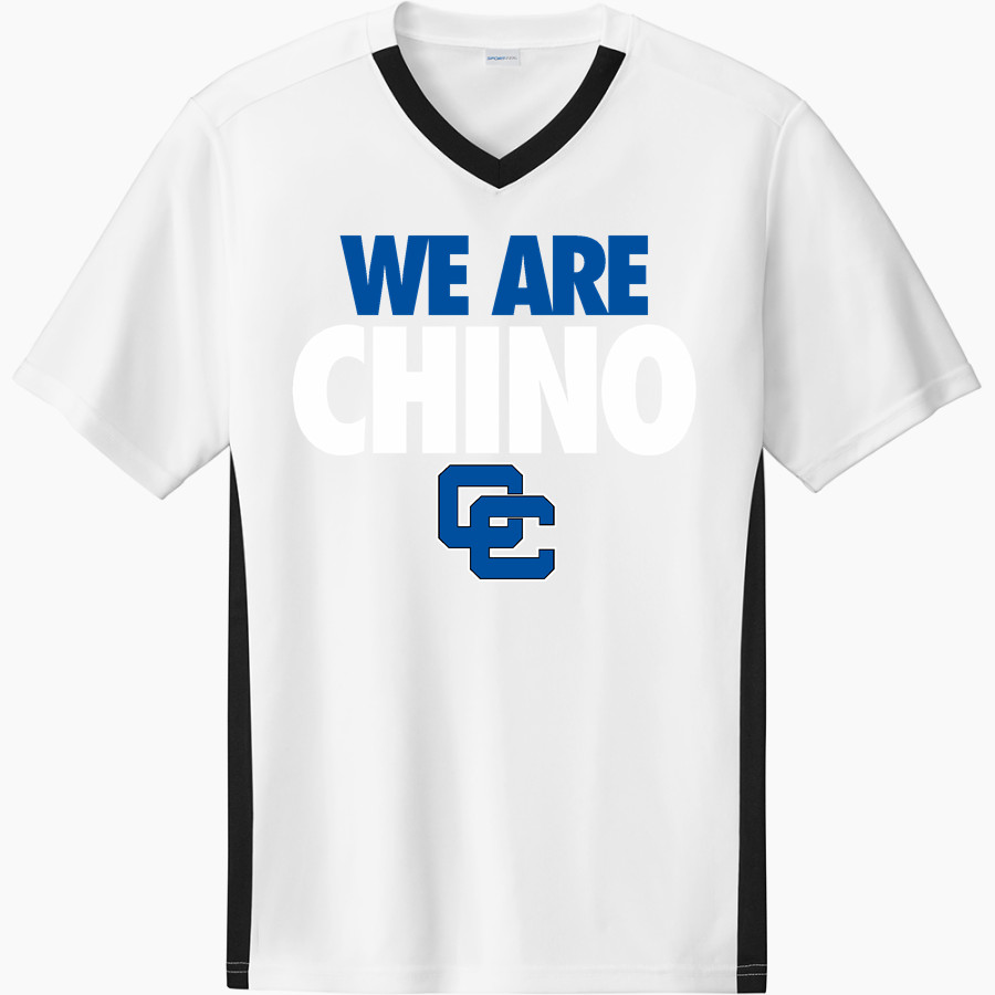 CHINO HIGH SCHOOL COWBOYS <span class="pdp-name-mascot">CHINO COWBOYS</span> Sport-Tek Men's Competitor United Short-Sleeve V-Neck