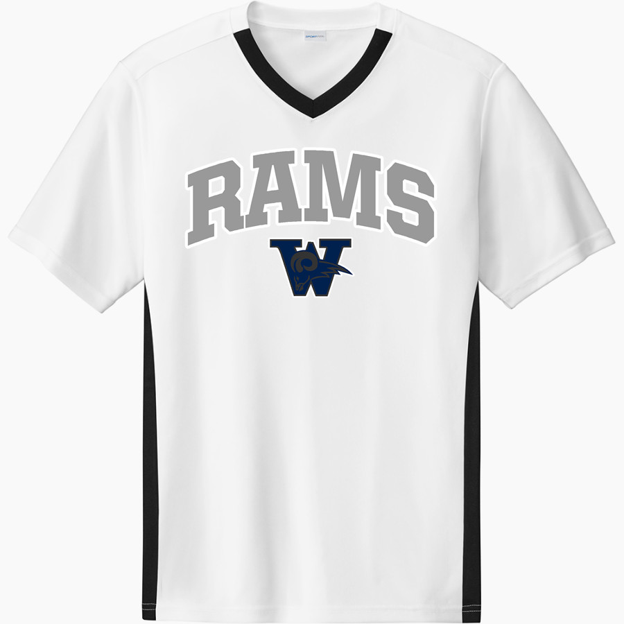 Weber Rams <span class="pdp-name-mascot">Weber Rams</span> Sport-Tek Men's Competitor United Short-Sleeve V-Neck