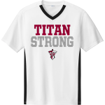 SOUTHGATE ANDERSON HIGH SCHOOL TITANS <span class="pdp-name-mascot">SOUTHGATE ANDERSON TITANS</span> Sport-Tek Men's Competitor United Short-Sleeve V-Neck Front Thumbnail