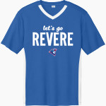 REVERE MINUTEMEN ONLINE STORE Sport-Tek Men's Competitor United Short-Sleeve V-Neck Front Thumbnail