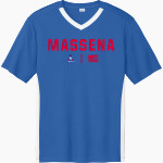 Massena Red Raiders <span class="pdp-name-mascot">Massena Raiders</span> Sport-Tek Men's Competitor United Short-Sleeve V-Neck Front Thumbnail