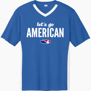 Sport-Tek Men's Competitor United Short-Sleeve V-Neck